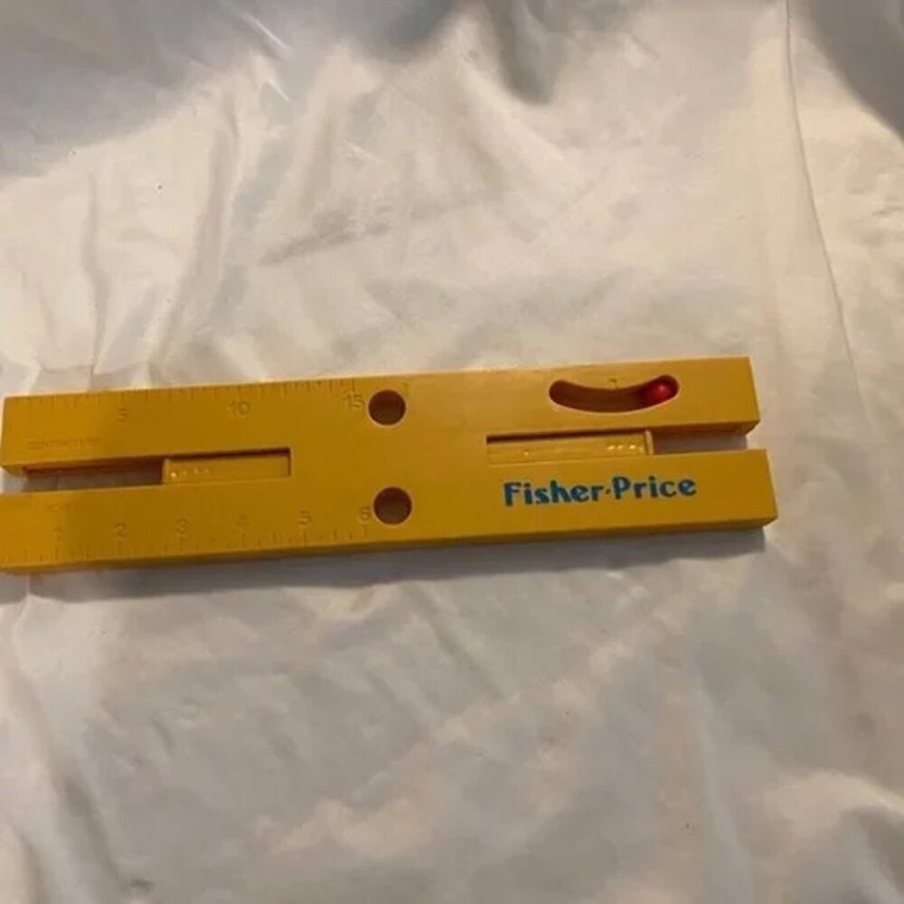 Vintage Fisher-Price Replacement Level/Ruler for Power Tools Kit